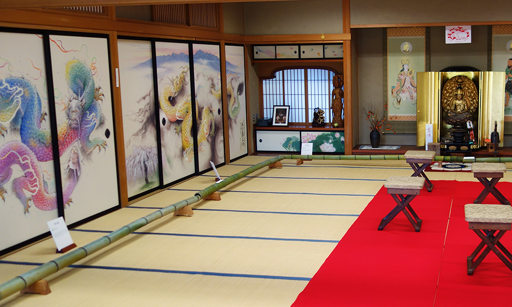 五色龍王襖絵左