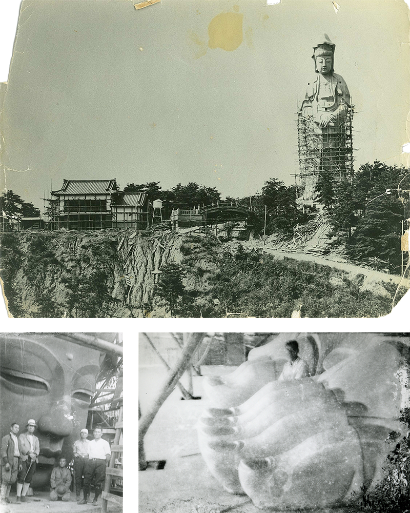 大観音建立中